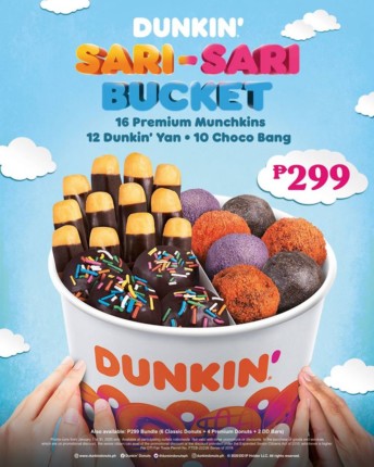 Dunkin' Donuts Sari-Sari Bucket for January 2020