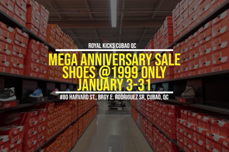 Royal Kicks Mega Anniversary Sale