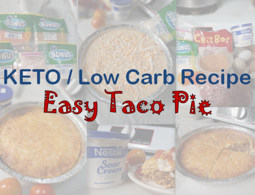 KETO / Low Carb Recipe - Easy Taco Pie Keto Easy Taco Pie