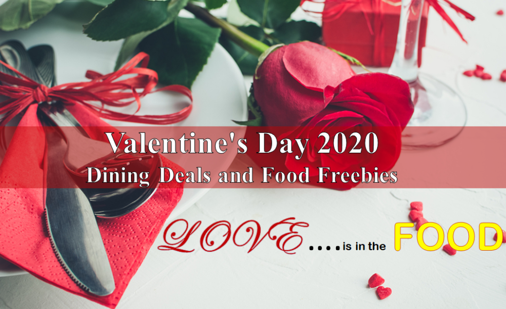 Fall in Love with These Valentine's Day 2020 Dining Deals and Freebies Valentine's Day 2020 Dining Deals and Freebies