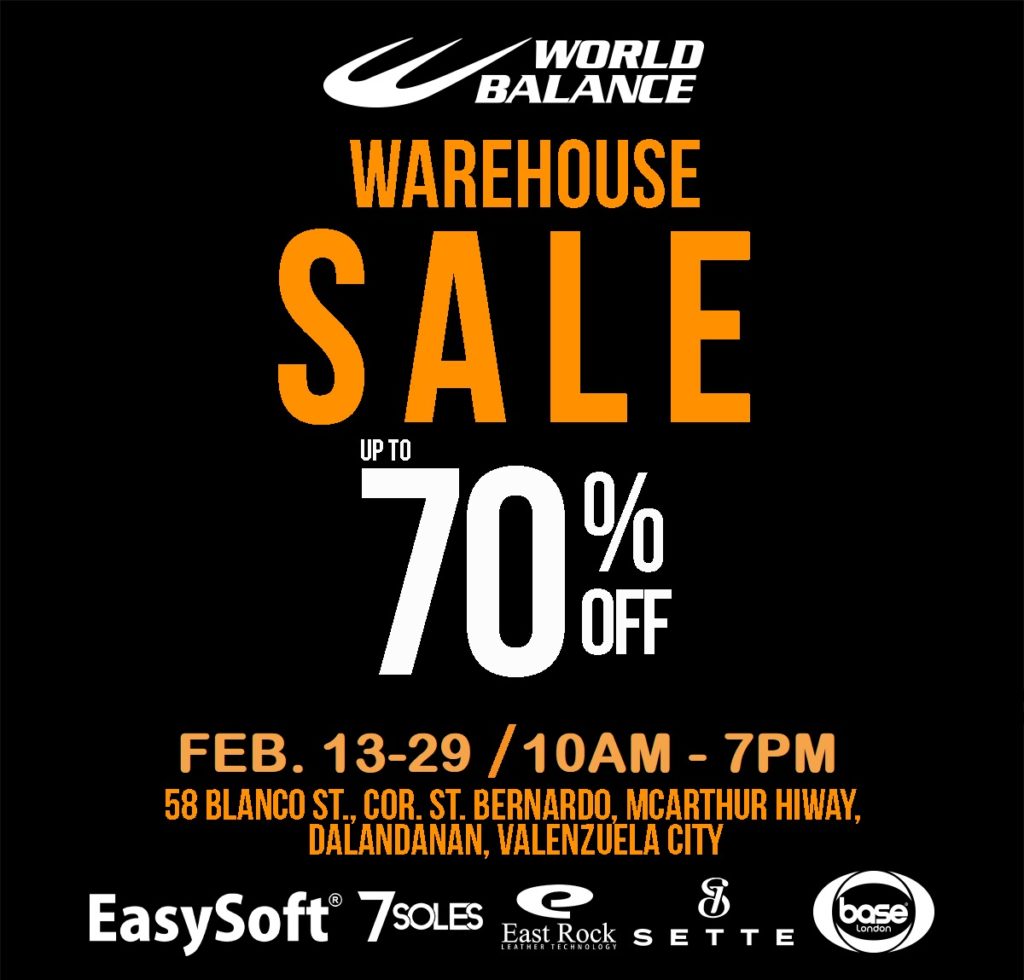 World Balance Warehouse Sale 2020