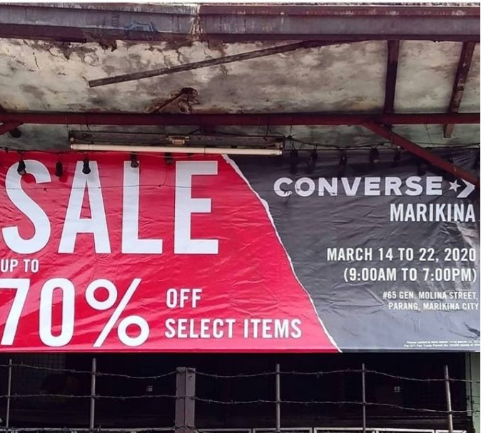 converse warehouse sale