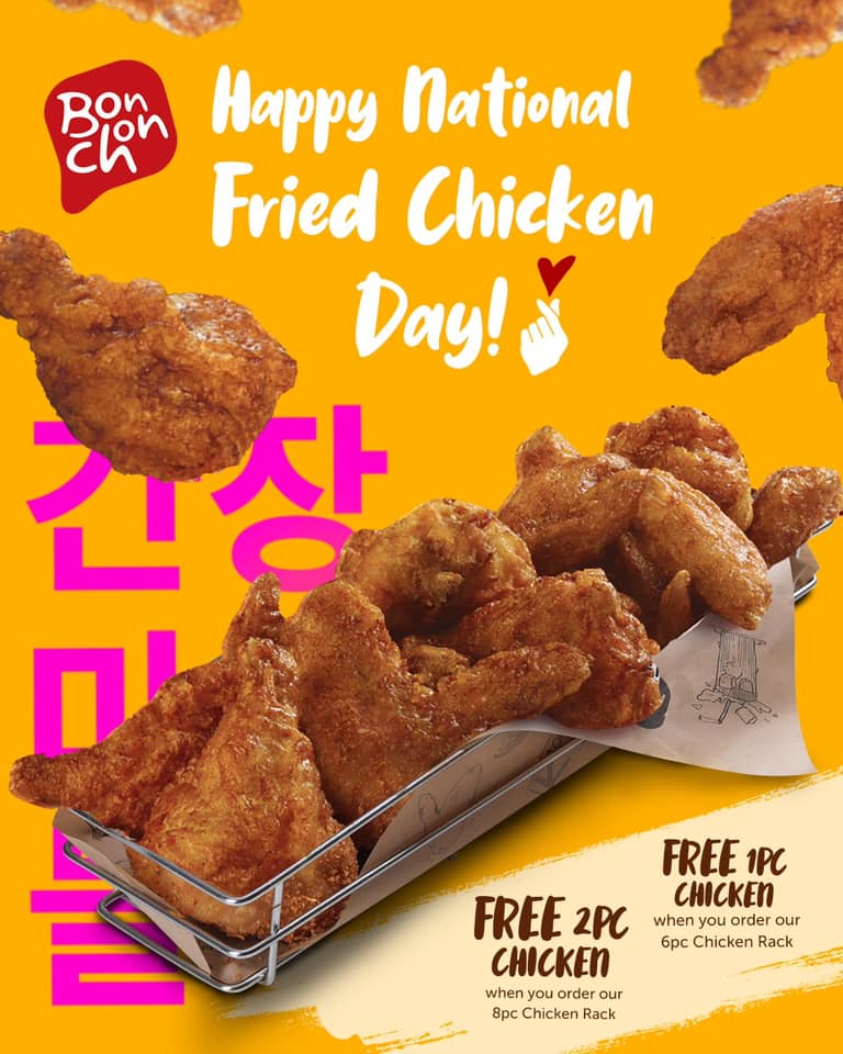 BonChon Chicken's National Fried Chicken Day Promo 2020