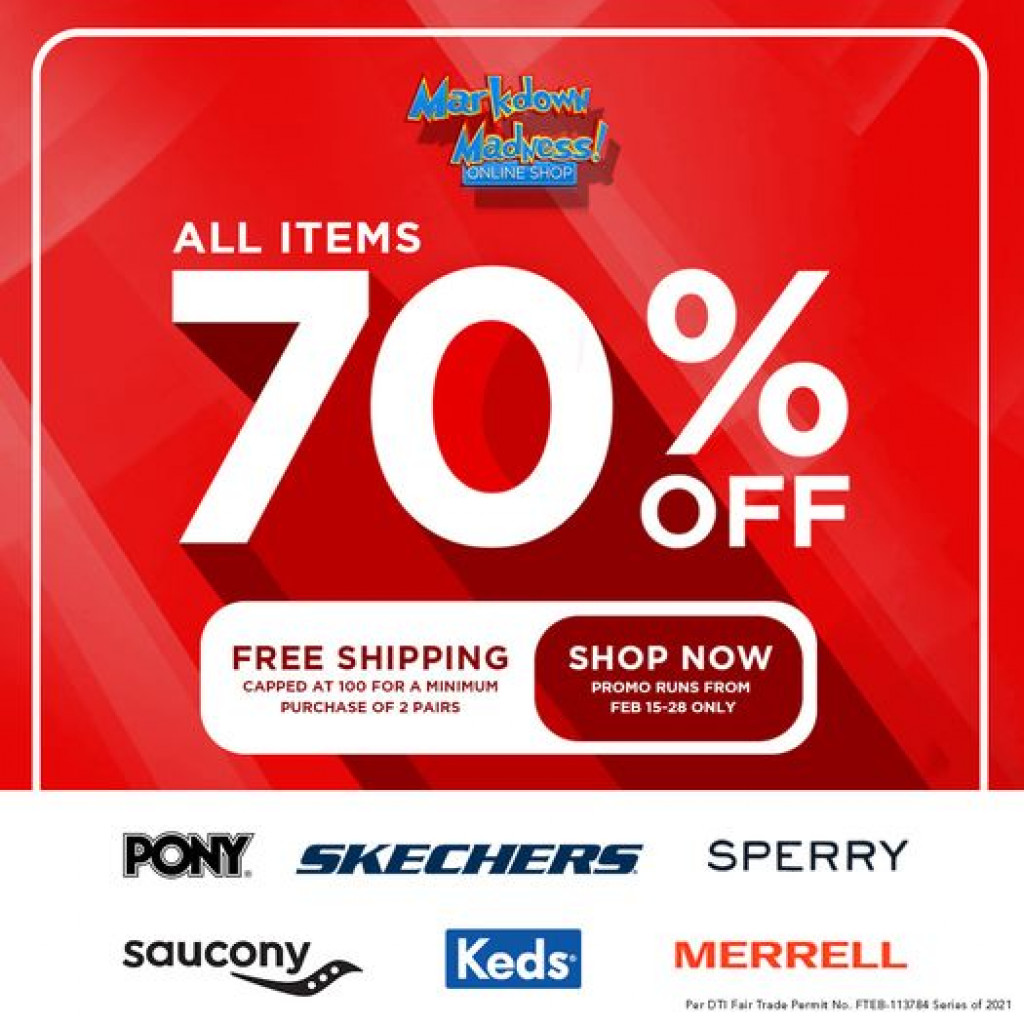 Markdown Madness Online Shop - Up to 70% OFF until February 28, 2021 Markdown Madness Online Shop