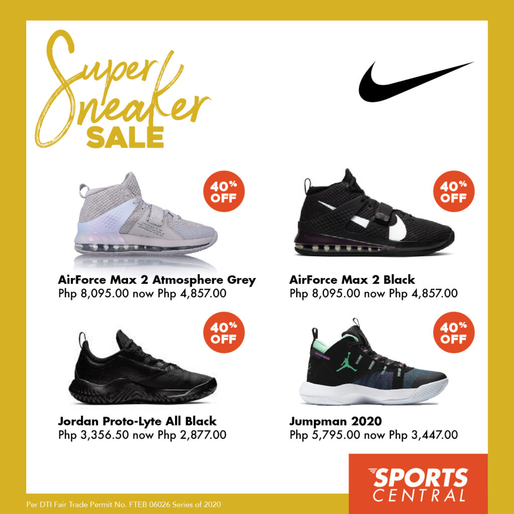 Sports Central’s Super Sneaker Sale 2020 – For In-Stores or Delivery ...