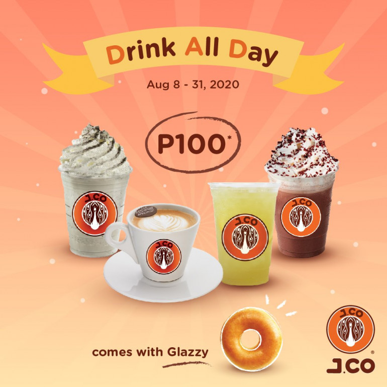 J.CO Donuts & Coffee's DRINK ALL DAY Promo 2020