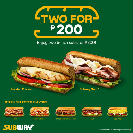 Subway Philippines' Sub Happy Hour Promo
