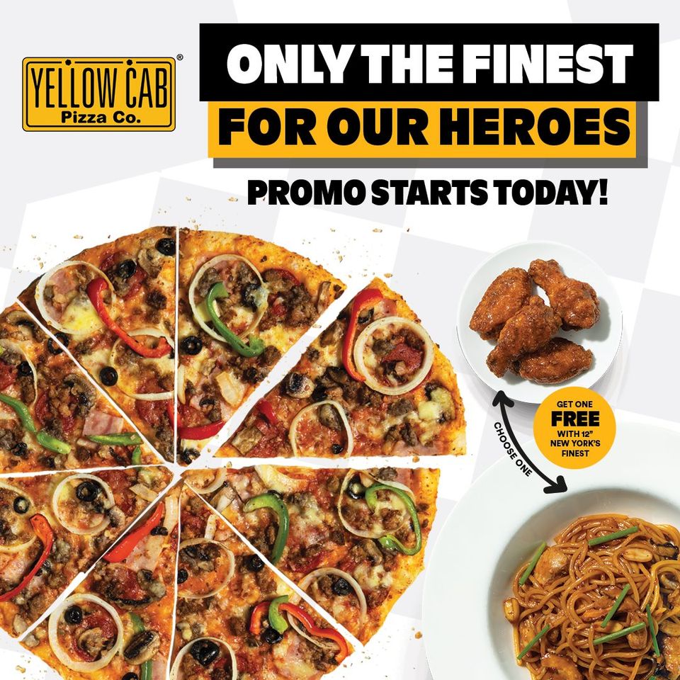 Yellow Cab Pizza's Only The Finest For Our Heroes Promo