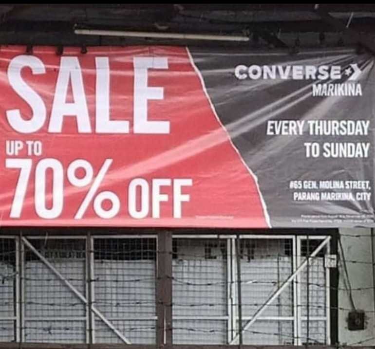Converse Marikina Warehouse Sale 2020