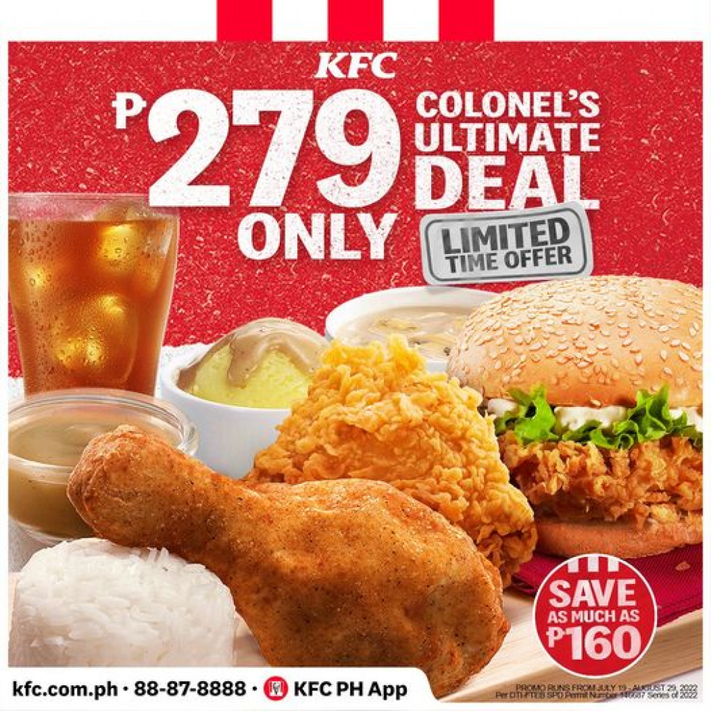 KFC DUO Delights - Colonel's Ultimate Deal and Zingers Combo KFC DUO Delights