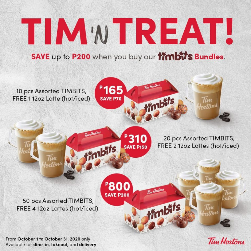 Tim Hortons Tim N Treat Promo For October 2020 PROUD KURIPOT   Tim Hortons Tim N Treat 1024x1024 1601611914 