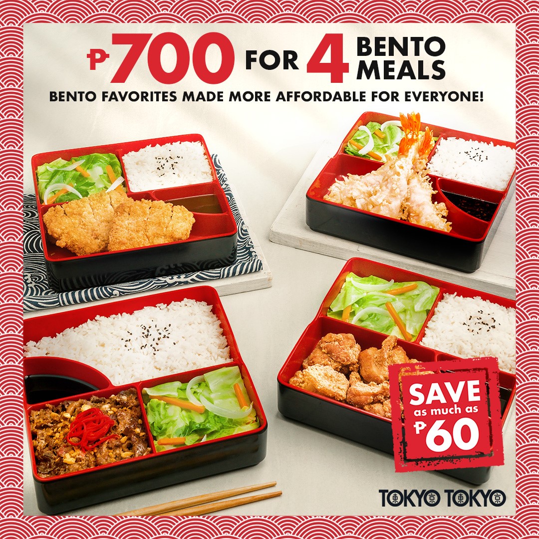 Tokyo Tokyo Bento Meals Promo