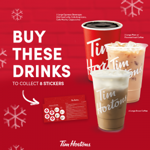 Tim Hortons' Buy One Get One Coffee Promo