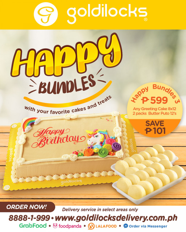 Goldilocks Happy Bundles Promo and Freebies until January 31, 2021