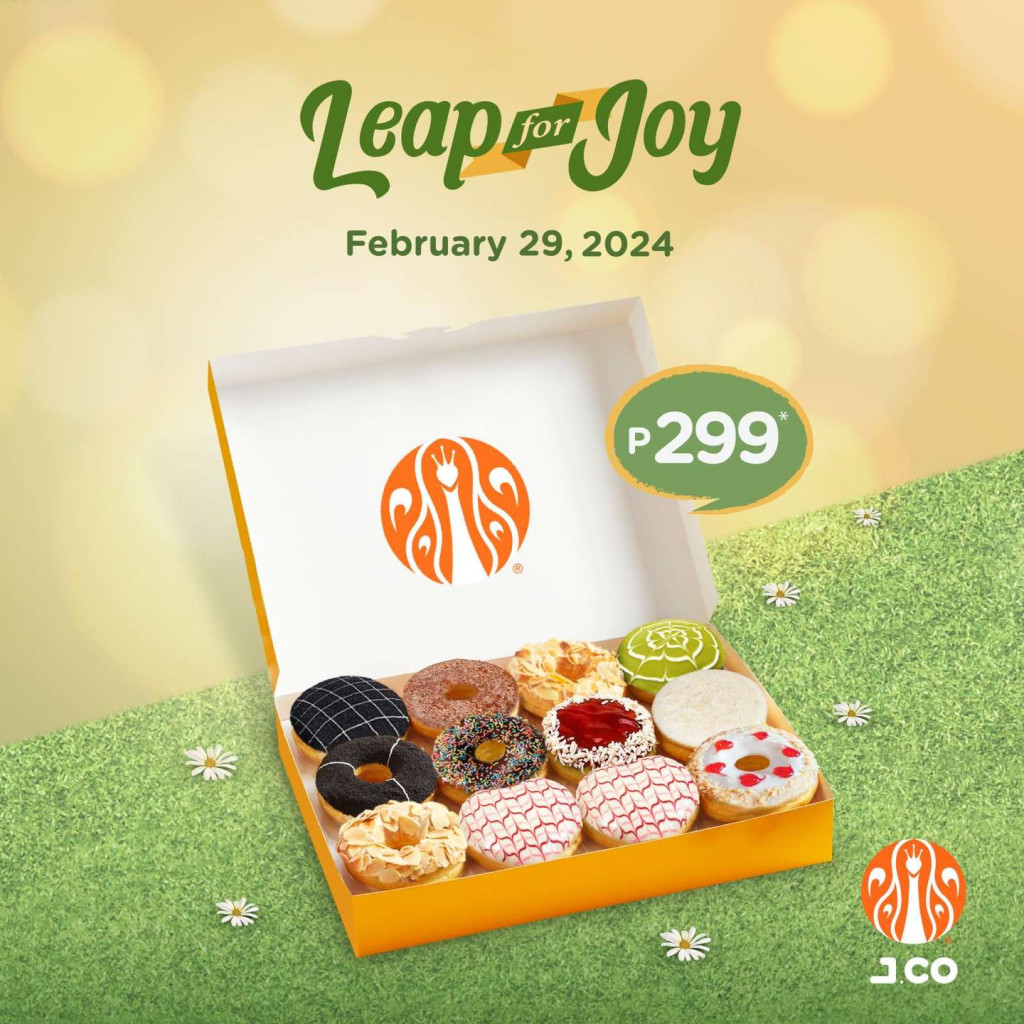 J.CO Donuts' LEAP for JOY Bundle - February 29, 2024 Only JCOLeapYear2024 1024x1024 1708675831