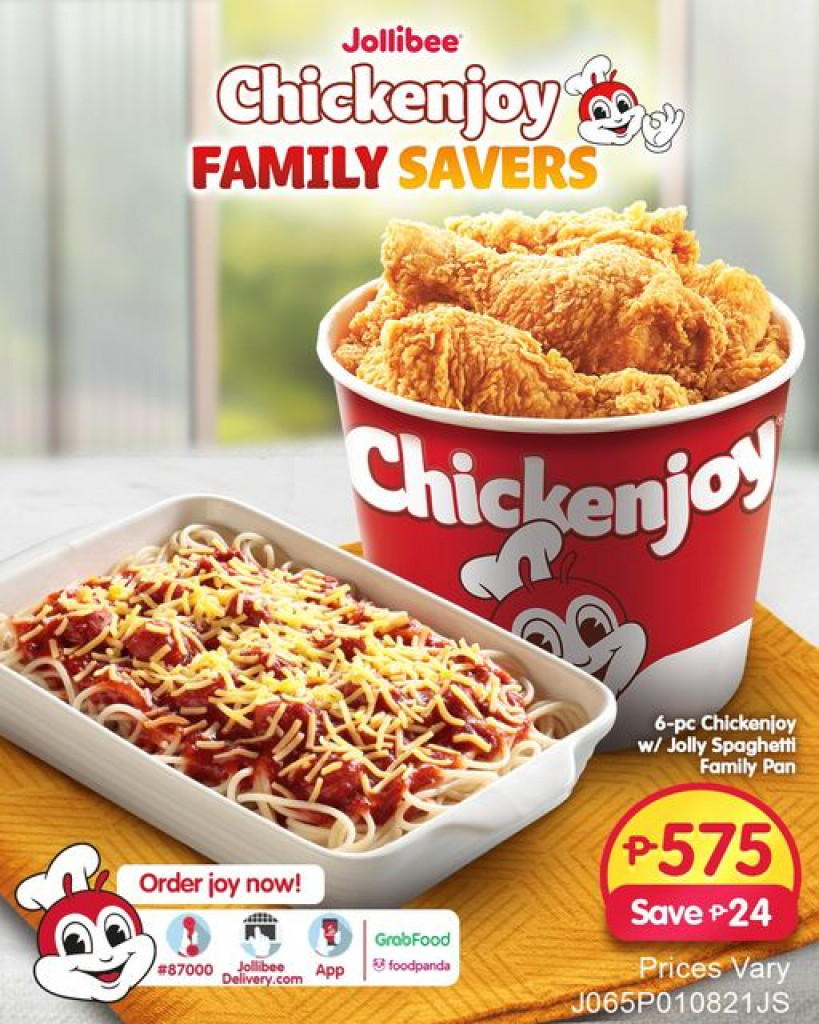 Jollibee Family Saver, Burger Steak Family Saver and More! Jollibee Family Saver and New Year Treats