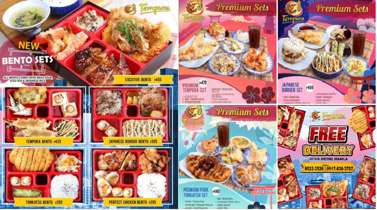 Tempura Grill's New BENTO Sets and PREMIUM Sets for 2021