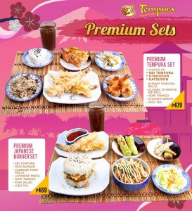 Tempura Grill's New BENTO Sets and PREMIUM Sets for 2021