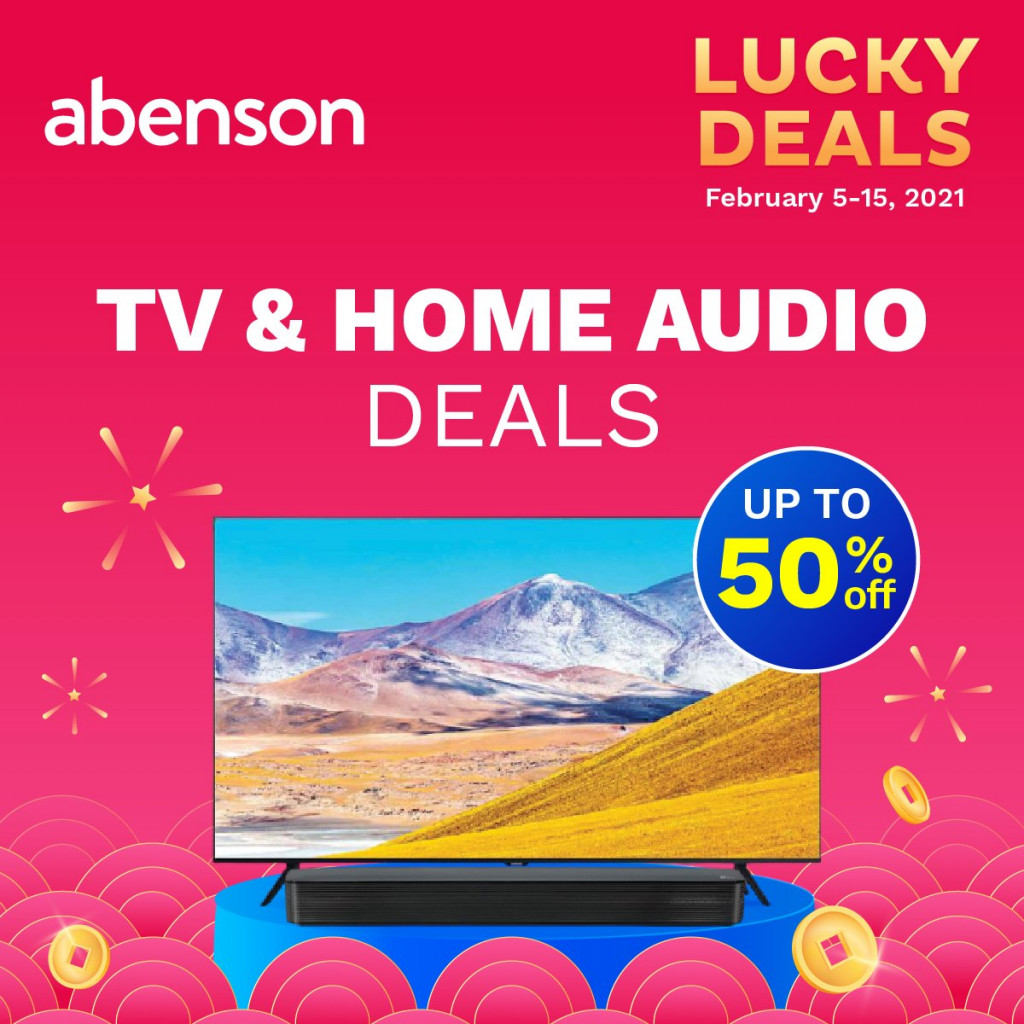 Abensons' Lucky Deals 2021 from February 5-15 ONLY Abensons' Lucky Deals 2021