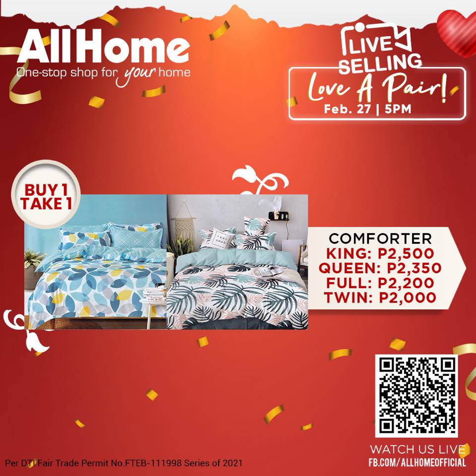 AllHome Love a Pair Live Selling