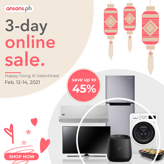 Ansons 3-Day Online Sale