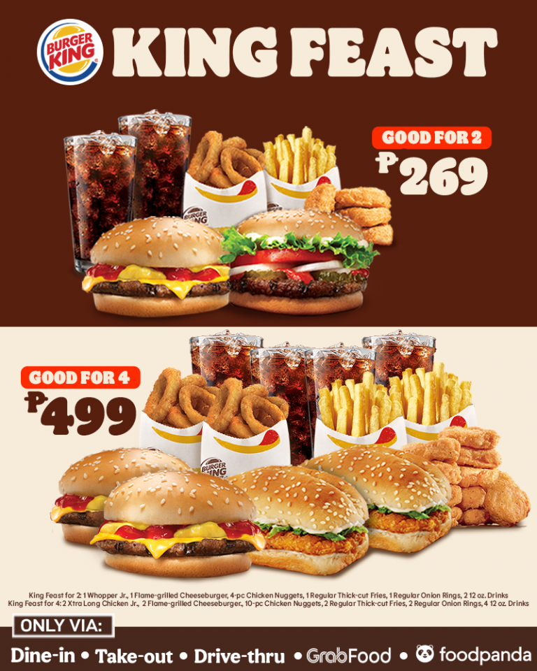 Burger King Treats – King Feast and King Savers until Supplies Last ...