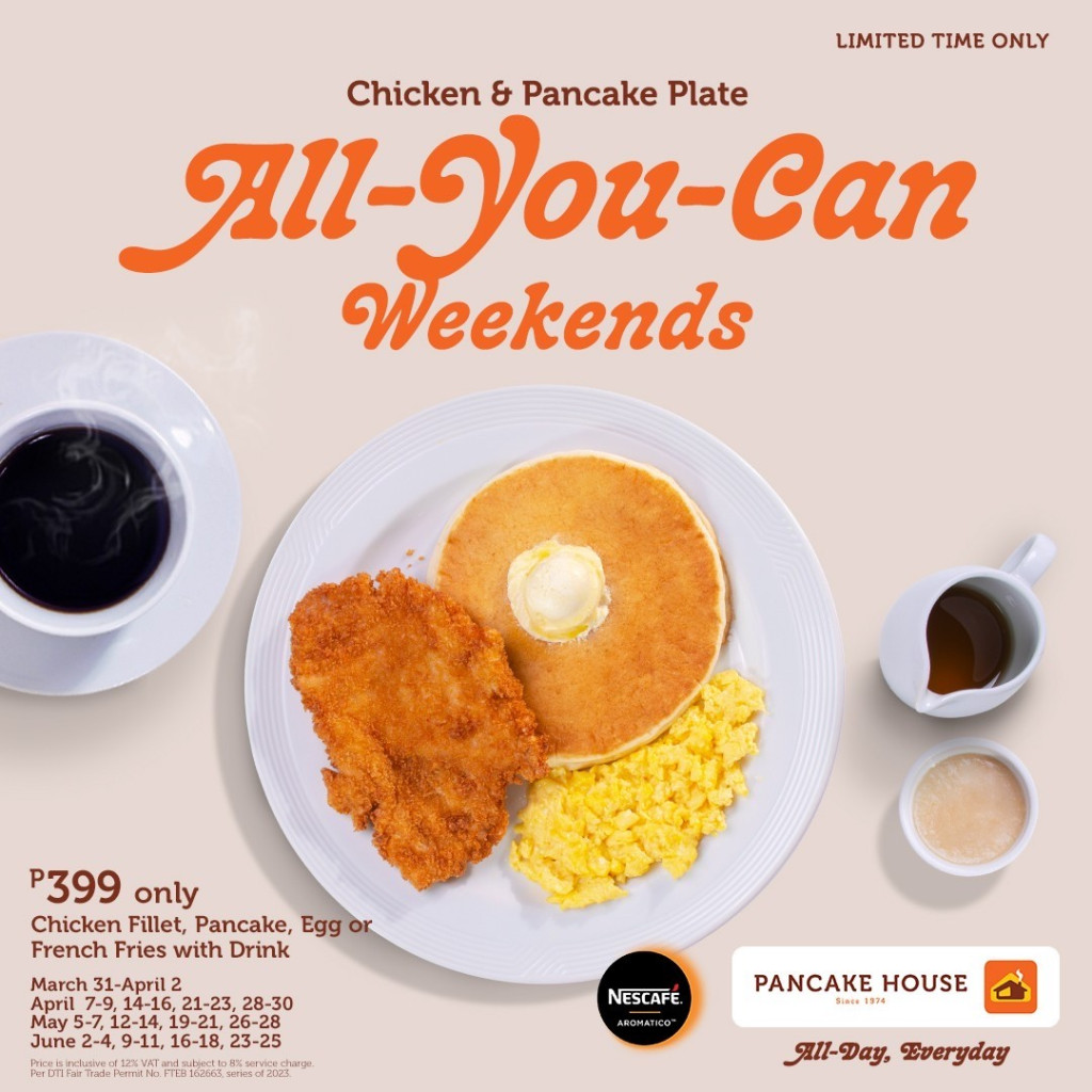 Pancake House All-You-Can Chicken and Pancake Weekend and More Deals Pancake All You Can 1024x1024 1680411405