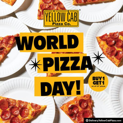 Yellow Cab's World Pizza Day 2021