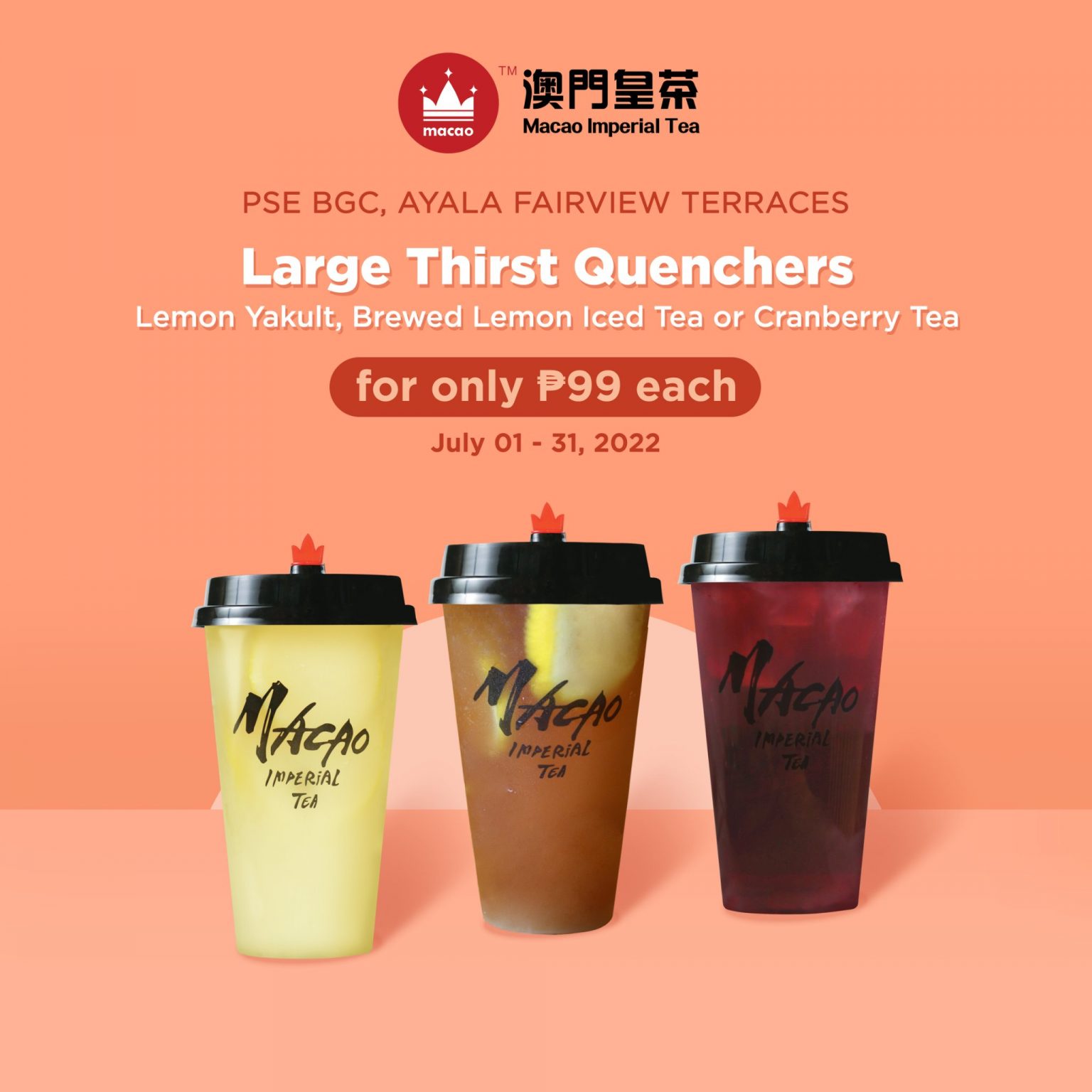 Macao Imperial Tea’s Happy Hour Promo Plus More Treats for July PROUD