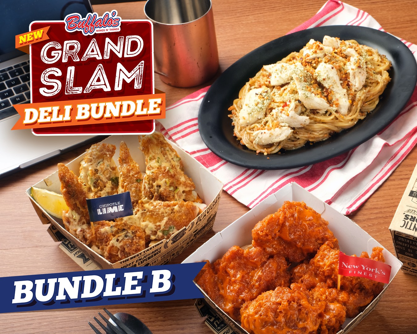 Buffalo’s Wings N’ Things NEW Grand Slam Deli Bundles PROUD KURIPOT