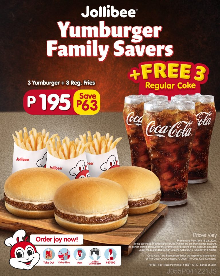 Jollibee Summer Deals 2021 Family Savers, Freebies, Go Large & More