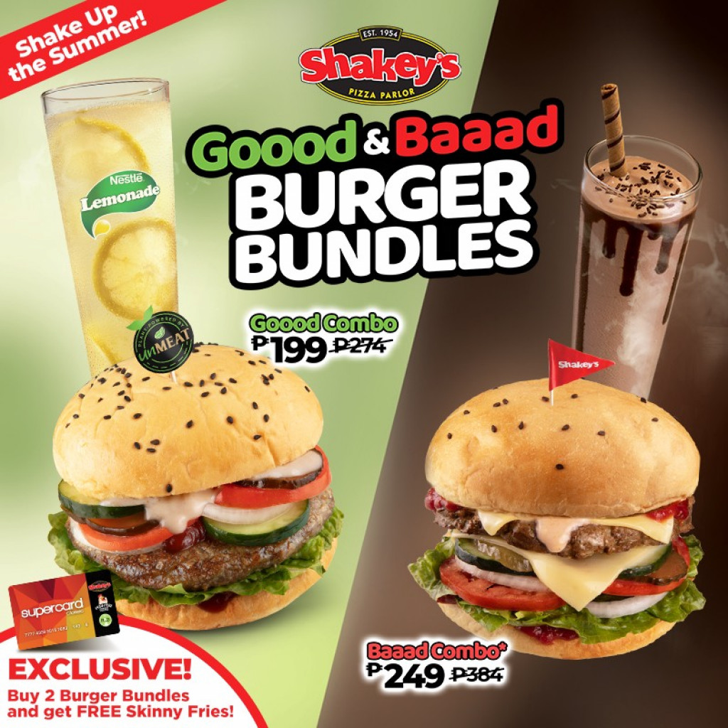Shakey's New Burger Bundles