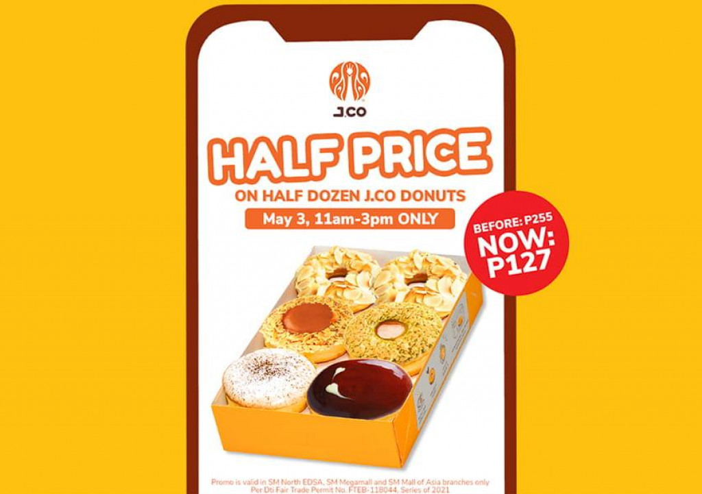 Half Price on Half Dozen JCO Donuts & More Exclusive Promos at SM Malls Online SM Malls Online