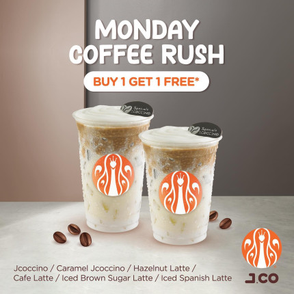J.CO Donuts' MONDAY Coffee Rush
