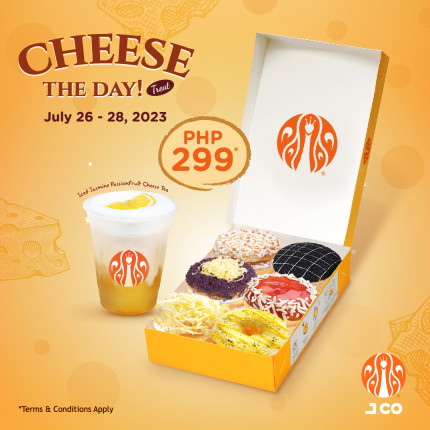 J.CO Donuts' Cheese the Day Promo