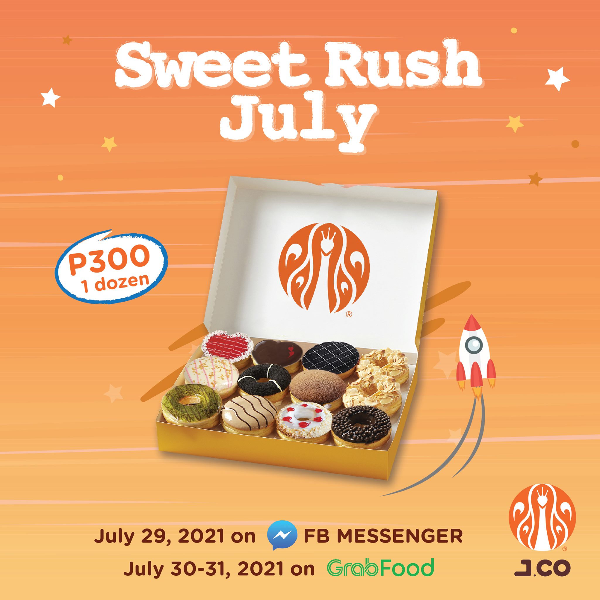 J.CO Donuts Sweet Rush July 2021