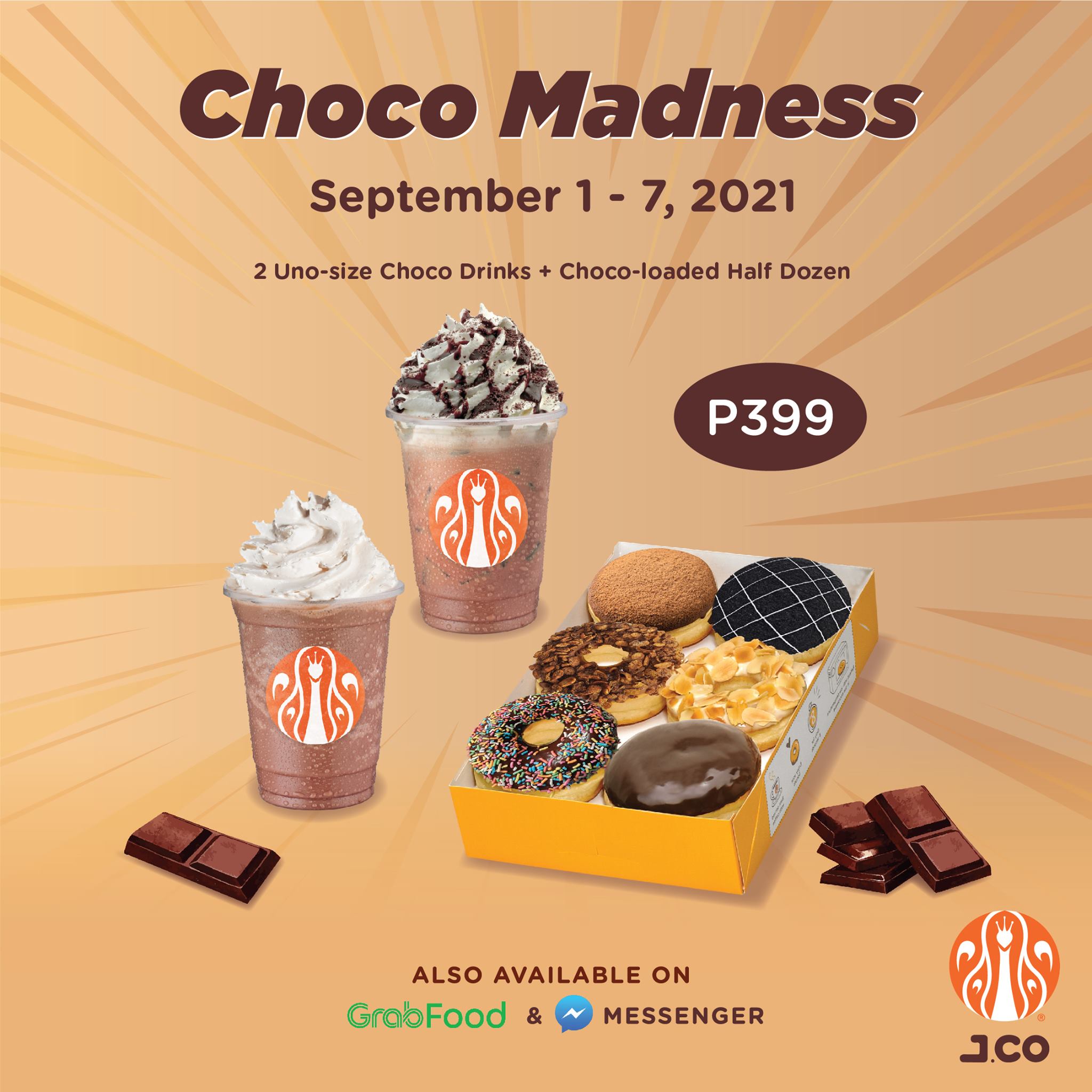 J Co Donuts Choco Madness Promo From Sept 1 To 7 2021