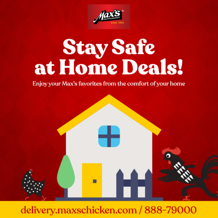 Max's Stay Safe at Home Deals