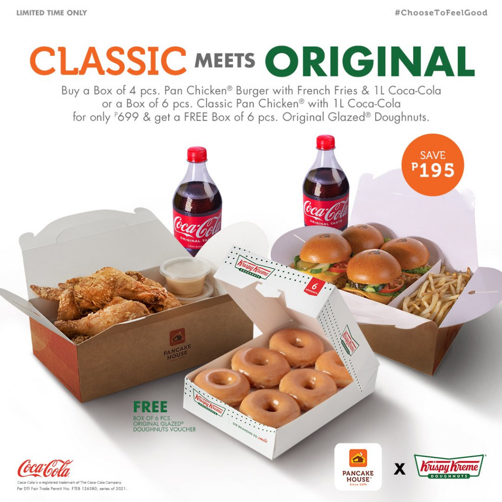 Pancake House Classic Meets Original Promo - Krispy Kreme as Freebies Pancake House Classic Meets Original Promo