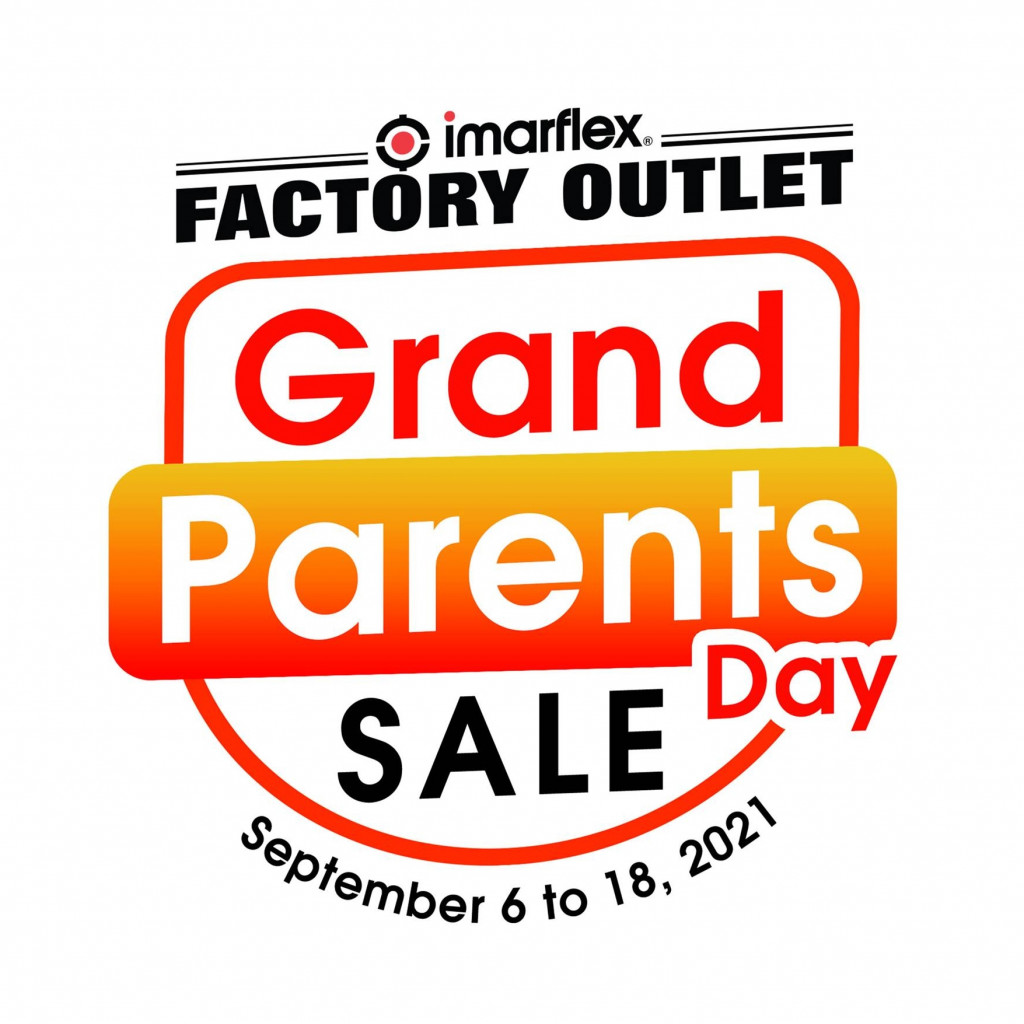 Imarflex Factory Outlet Grandparents' Day Sale until Sept. 18, 2021 Imarflex Factory Outlet Grandparents' Day Sale