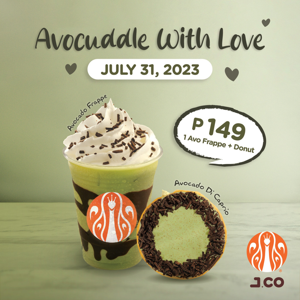 J.CO Donuts' AVOCuddle with Love Promo - July 31 Only J.CO Donuts' AVOCuddle with Love Promo