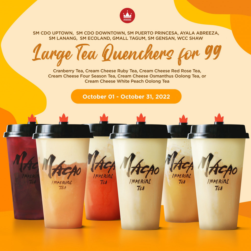 Macao Imperial Tea's Deals for October 2022 Macao Imperial Tea's Deals for October 2022