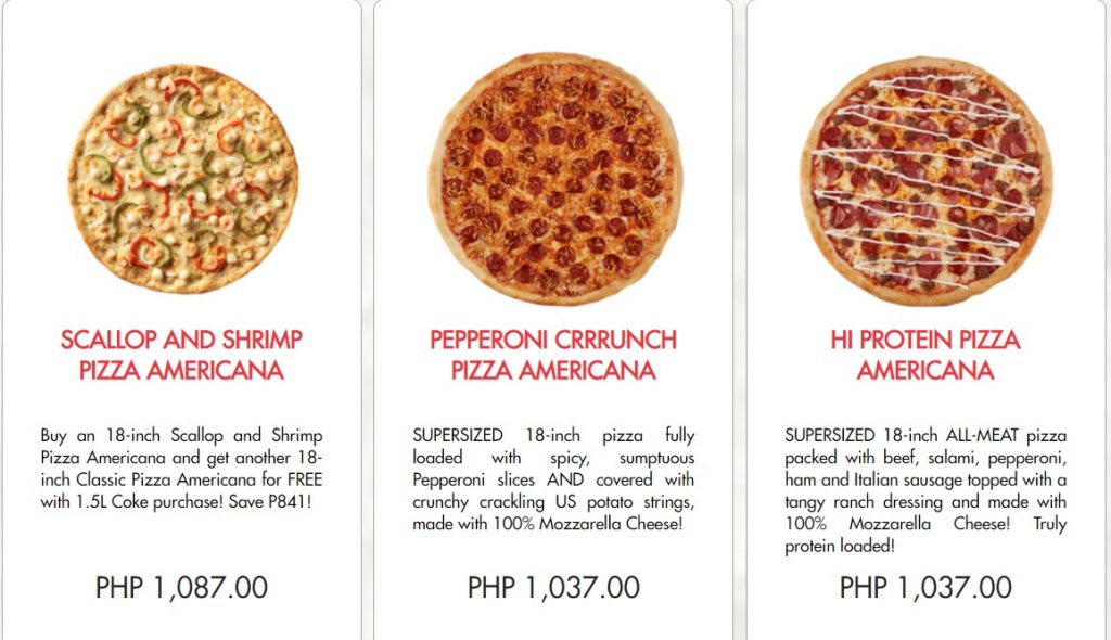 Buy 1 Take 1 Pizza Americana