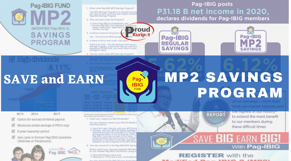 Save and Earn from Pag-IBIG MP2 (Modified Pag-IBIG II) Savings Pag-IBIG MP2