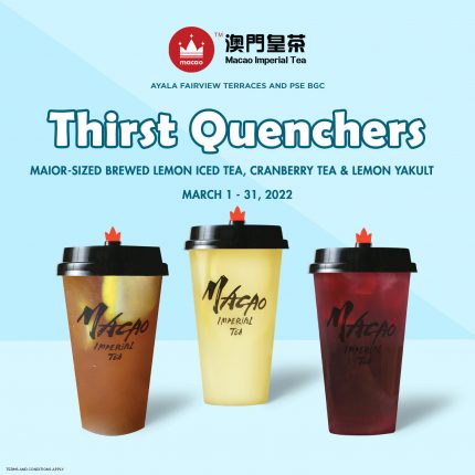 Macao Imperial Tea's Deals for March 2022