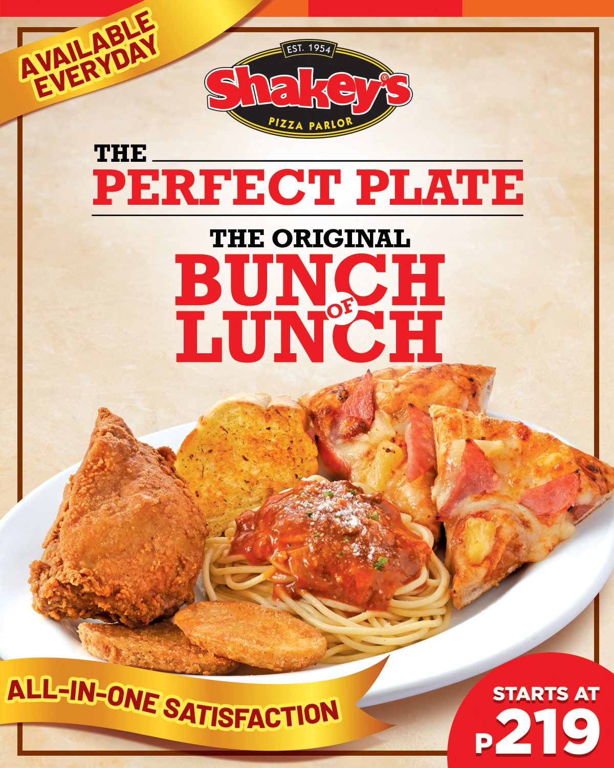 Shakey’s 48th Anniversary Blowout Bundle PCM (Pizza, Chicken ‘n