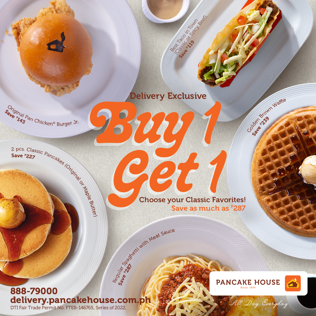 Pancake House Delectable Deals AllYouCan Weekends, Buy 1 Get 1, Freebies and More! PROUD