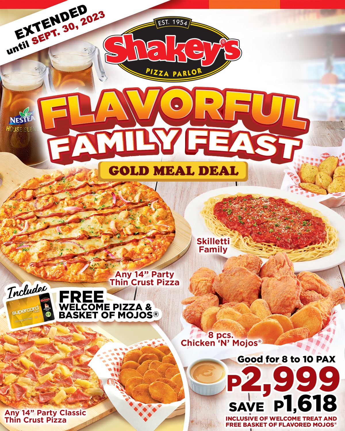 Shakey's Flavorful Family Feast