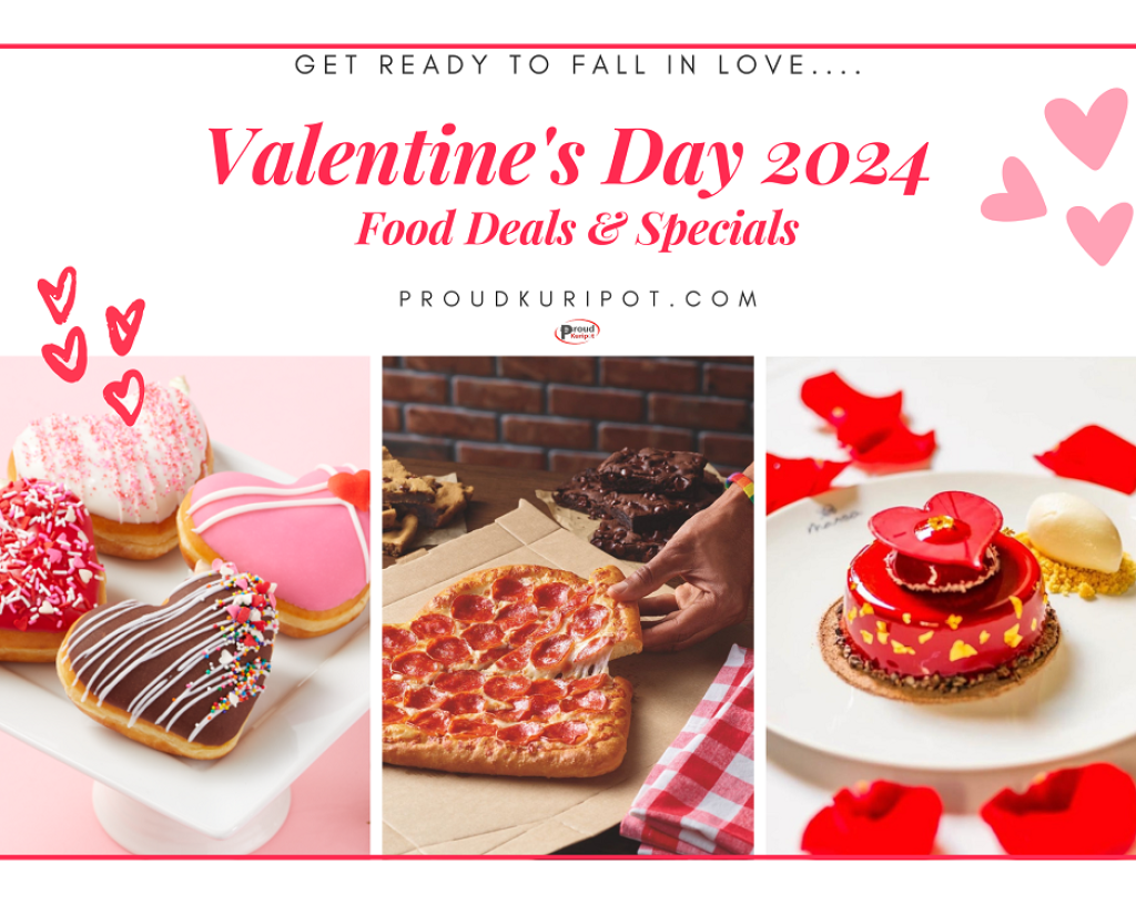 Fall in Love with These Valentine's Day 2024 Food Deals & Specials Valentine's Day 2024