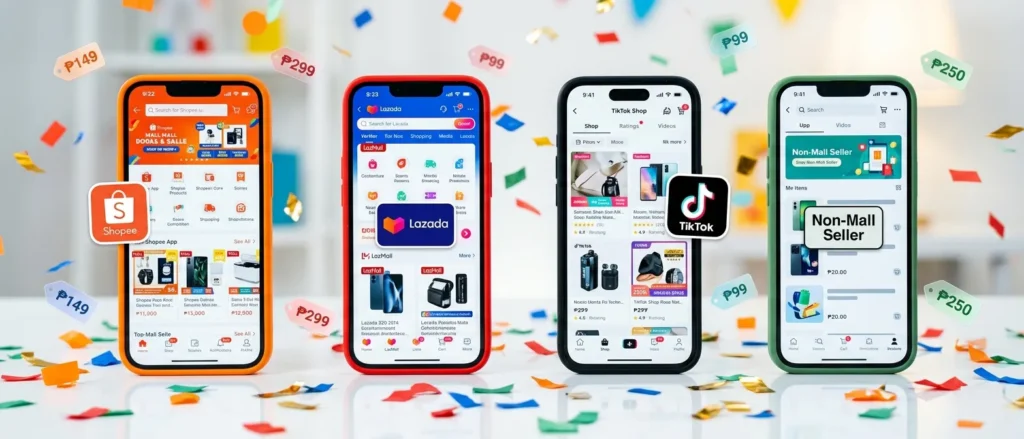 Why Shopee's "Mall" Badge Doesn't Always Mean Cheapest — And Where to ACTUALLY Find the Best Price shopee mall vs lazada vs tiktok shop vs non mall seller price comparison philippines 2026